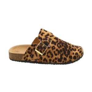 Women's Suede Clogs  Mules Cork Footbed Sandals Potato Shoes with Arch Support